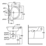 Chân treo lavabo American Standard VF-7062 (VF7062) dòng Loven - Ảnh 3