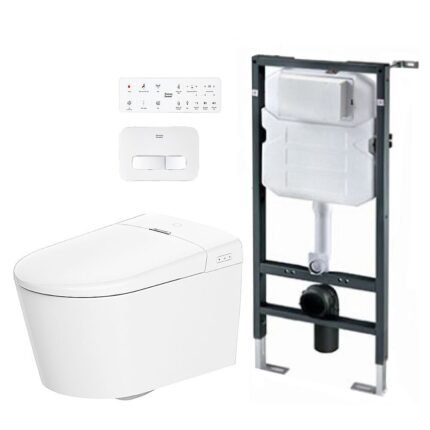 Bồn cầu American Standard 103032BL00 treo tường, nắp điện tử dòng Aero-Lite