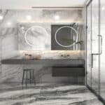 Gạch 60x120 612SLALC1 Porcelain mờ mịn Satin - Ảnh 3