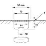 Phễu thoát sàn AMERICAN STADARD A-8201-N (A8201N) tròn 90 x 90 mm - Ảnh 3