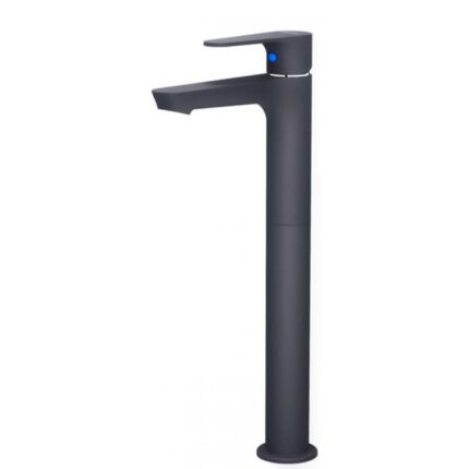 Vòi lavabo CAESAR B061CBU lạnh, màu đen nhám (Kèm bộ xả nhấn)