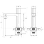 Vòi lavabo CAESAR B076C lạnh - Ảnh 7