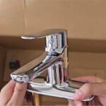 Vòi lavabo CAESAR B492CU nóng lạnh (3 lỗ) - Ảnh 2