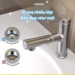 Vòi lavabo CAESAR B196C nóng lạnh (dạng dây rút) - Ảnh 5