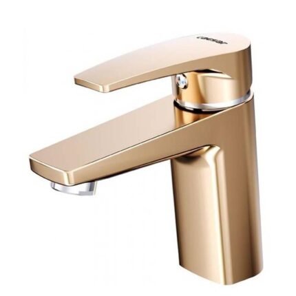 Vòi lavabo CAESAR B390CGU nóng lạnh, màu vàng đồng