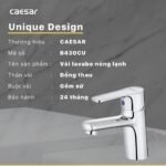 Vòi lavabo CAESAR B430CU nóng lạnh - Ảnh 7
