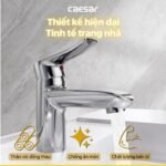 Vòi lavabo CAESAR B490CU nóng lạnh - Ảnh 5