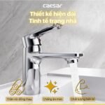 Vòi lavabo CAESAR B770CU nóng lạnh - Ảnh 5