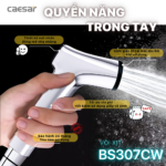 Vòi xịt vệ sinh CAESAR BS307CW (Nút nhấn) - Ảnh 5