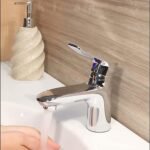 Vòi lavabo CAESAR BT490CU nóng lạnh (kèm co chữ P) - Ảnh 2