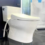 Bồn cầu TOTO MS188VKW23#XW/ T53P100VR 1 khối, nắp điện tử TCF47360GAA, xả gạt - Ảnh 5