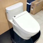 Bồn cầu TOTO MS887CRW15#XW 1 khối (Giấu dây) nắp điện tử TCF24460AAA, xả gạt - Ảnh 2