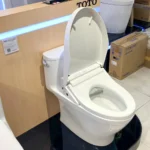 Bồn cầu TOTO MS887CRW15#XW 1 khối (Giấu dây) nắp điện tử TCF24460AAA, xả gạt - Ảnh 5