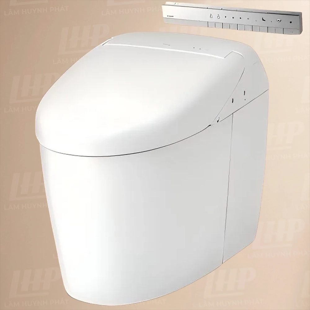 Bồn cầu TOTO CS989PVT#NW1/ TCF9768WZ#NW1 Bồn cầu TOTO CS989VT#NW1/ TCF9768WZ#NW1/ T53P100VR NEOREST RH - Ảnh 1