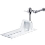 Bồn cầu CAESAR C1250 dạng xổm (chưa gồm két nước và bộ xả)