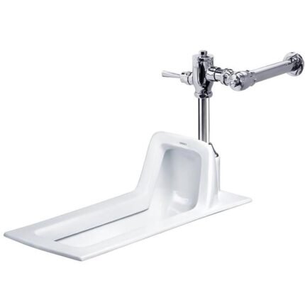 Bồn cầu CAESAR C1250 dạng xổm (chưa gồm két nước và bộ xả)