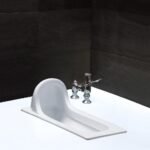 Bồn cầu CAESAR C1280 dạng xổm (chưa gồm két nước và bộ xả) - Ảnh 2