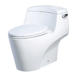 Bồn cầu CAESAR C1353 (CD1353) 1 khối nắp êm MU234, xả gạt