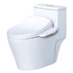 Bồn cầu CAESAR C1356F/ TAF400H (CD1356) 1 khối nắp điện tử TAF400H