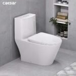 Bồn cầu CAESAR C1363 (CD1363) 1 khối nắp êm MU263 - Ảnh 3