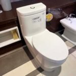 Bồn cầu CAESAR CD1364 (CD1364) 1 khối nắp êm MU234 - Ảnh 3