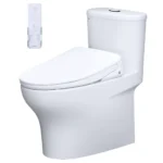 Bồn cầu CAESAR C1364F/ TAF512H (CD1364) 1 khối nắp điện tử TAF512H