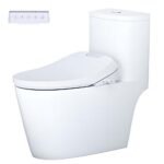 Bồn cầu CAESAR C1364F/ TAF610H (CD1364) 1 khối nắp điện tử TAF610H