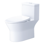 Bồn cầu CAESAR C1374F/ TAF060 (CD1374) 1 khối nắp rửa cơ TAF060