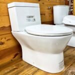 Bồn cầu CAESAR C1374F/ TAF610H (CD1374) 1 khối nắp điện tử TAF610H - Ảnh 3