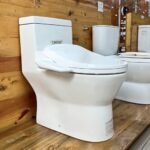 Bồn cầu CAESAR C1374F/ TAF400H (CD1374) 1 khối nắp điện tử TAF400H - Ảnh 2