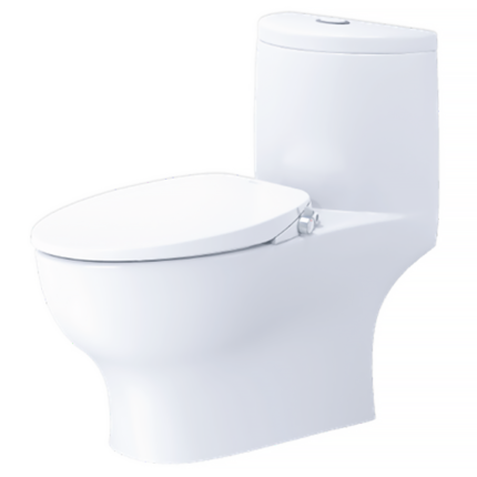 Bồn cầu CAESAR C1375F/ TAF060 (CD1375) 1 khối nắp rửa cơ TAF060