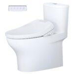 Bồn cầu CAESAR C1394F/ TAF610H (CD1394) 1 khối nắp điện tử TAF610H