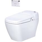 Bồn cầu thông minh CAESAR CA1380H. 1 khối nắp điện tử TAF300