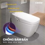 Bồn cầu thông minh CAESAR CA1380H. 1 khối nắp điện tử TAF300 - Ảnh 8