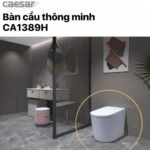 Bồn cầu điện tử CAESAR CA1389H, nắp tự động - Ảnh 13