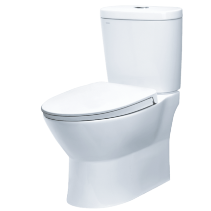 Bồn cầu CAESAR CD1320 2 khối nắp êm M221