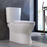 Bồn cầu CAESAR CD1320 2 khối nắp điện tử TAF710H - Ảnh 2