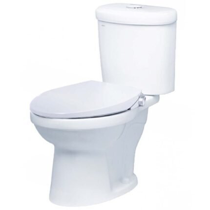 Bồn cầu CAESAR CD1338 2 khối nắp rửa cơ TAF060