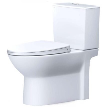 Bồn cầu CAESAR CD1340 2 khối nắp êm M221