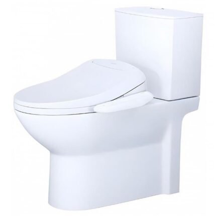 Bồn cầu CAESAR CD1340 2 khối nắp điện tử TAF400H