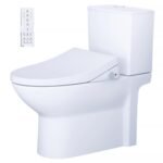 Bồn cầu CAESAR CD1340 2 khối nắp điện tử TAF512H