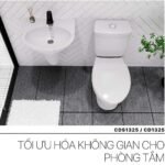 Bồn cầu CAESAR CDS1325 2 khối nắp êm MS220 - Ảnh 9