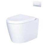 Bồn cầu CAESAR CPT1505 treo tường nắp êm M243 (bao gồm két nước âm tường)