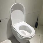 Bồn cầu CAESAR CPT1505 treo tường nắp êm M243 (bao gồm két nước âm tường) - Ảnh 4