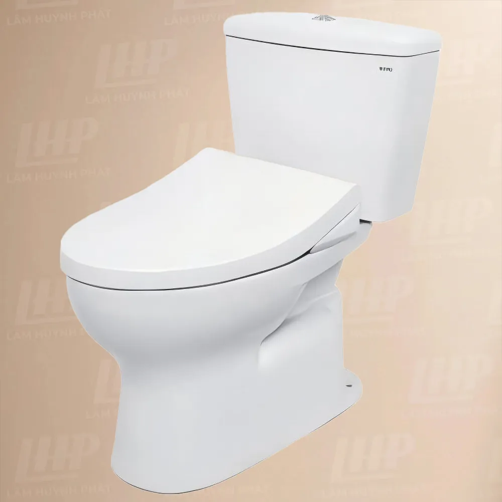 Bồn cầu TOTO CS300DRE4#W Bồn cầu TOTO CS300DRE4#W 2 khối nắp rửa cơ TCW1211A - Ảnh 1