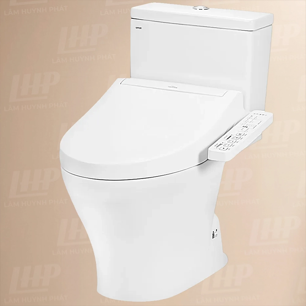 Bồn cầu TOTO CS326DW16#XW Bồn cầu TOTO CS326DW16#XW 2 khối nắp điện tử TCF23410AAA - Ảnh 1