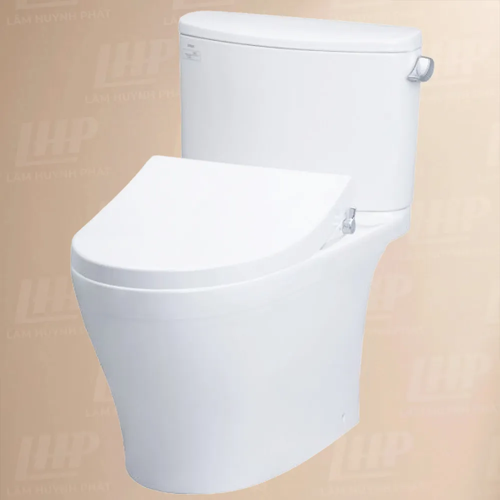 Bồn cầu TOTO CS767RE4#XW Bồn cầu TOTO CS767RE4#XW 2 khối nắp rửa cơ TCW1211S - Ảnh 1