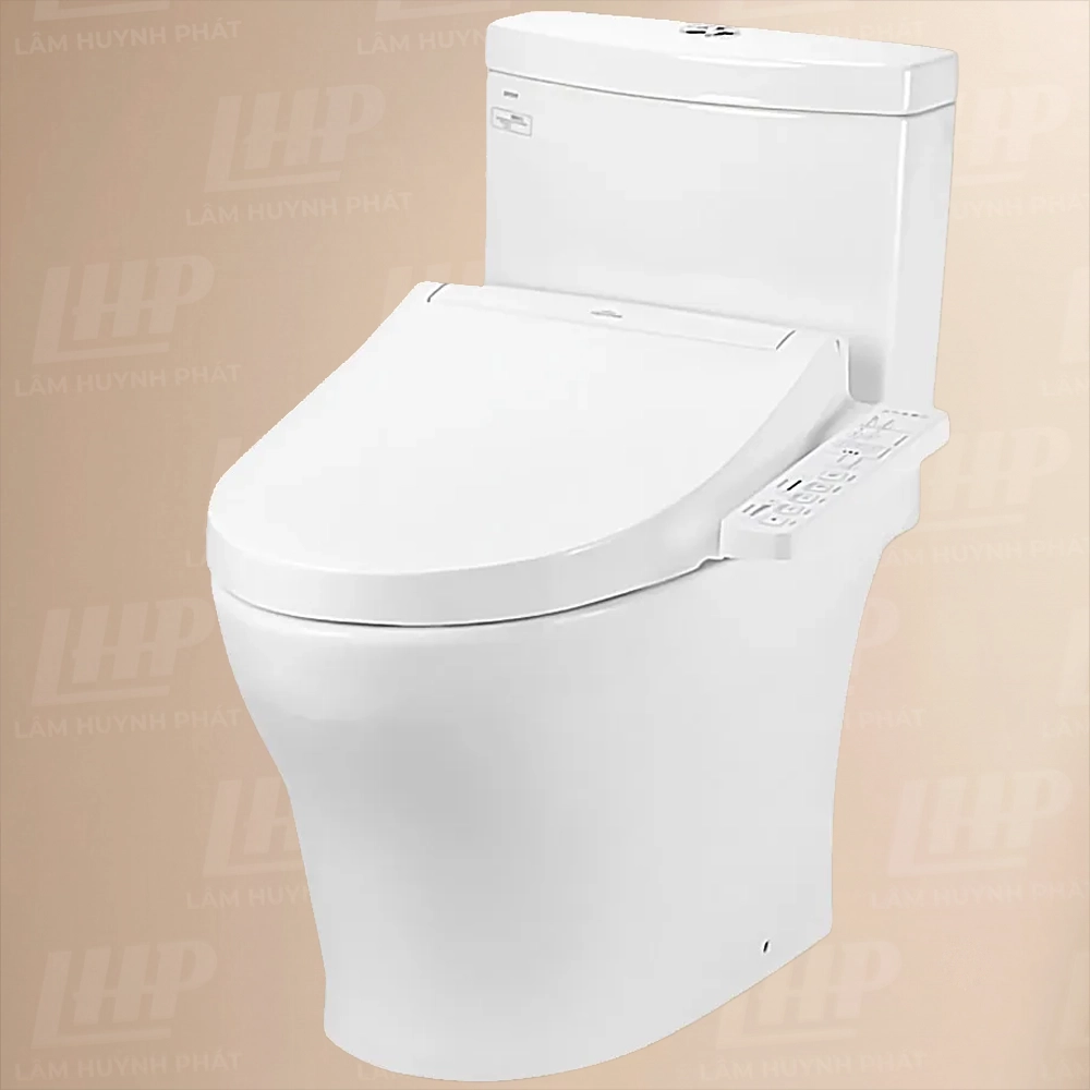 CS769DRW16#XW 2 Bồn cầu TOTO CS769DRW16#XW 2 khối nắp điện tử TCF23410AAA - Ảnh 1