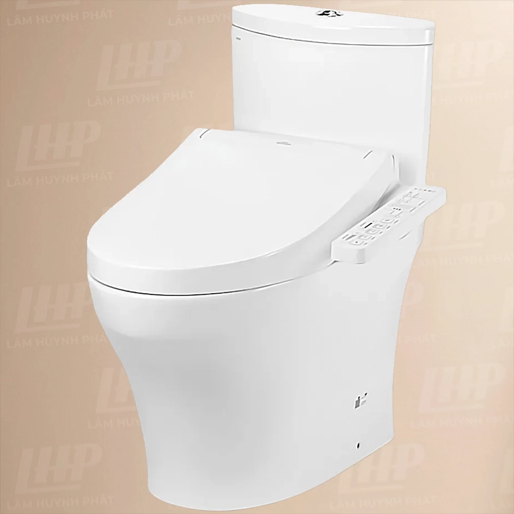 Bồn cầu TOTO CS838CDW17#XW Bồn cầu TOTO CS838CDW17#XW (Giấu dây) nắp điện tử TCF23460AAA - Ảnh 1