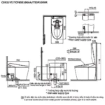 Bồn cầu TOTO CS921VT#NW1/ TCF85510GAA#NW1/ T53P100VR NEOREST AS - Ảnh 12